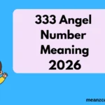 333 Angel Number Meaning