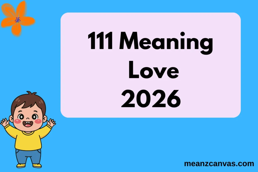 111 Meaning Love