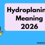 Hydroplaning Meaning