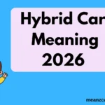 Hybrid Car Meaning