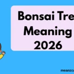 Bonsai Tree Meaning