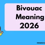 Bivouac Meaning