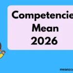 Competencies Mean