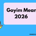 Goyim Mean