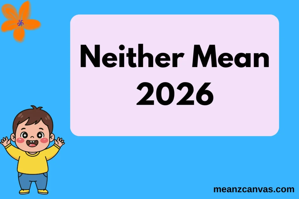 Neither Mean