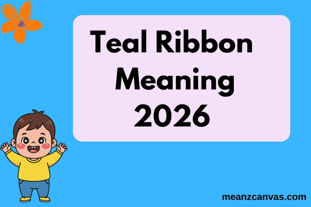 Teal Ribbon Meaning