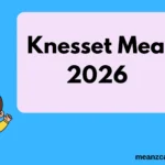 Knesset Mean