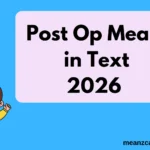 Post Op Mean in Text