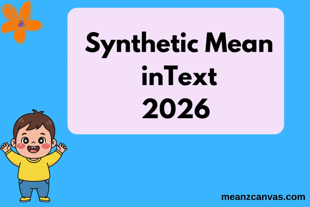 Synthetic Mean in Text