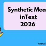 Synthetic Mean in Text