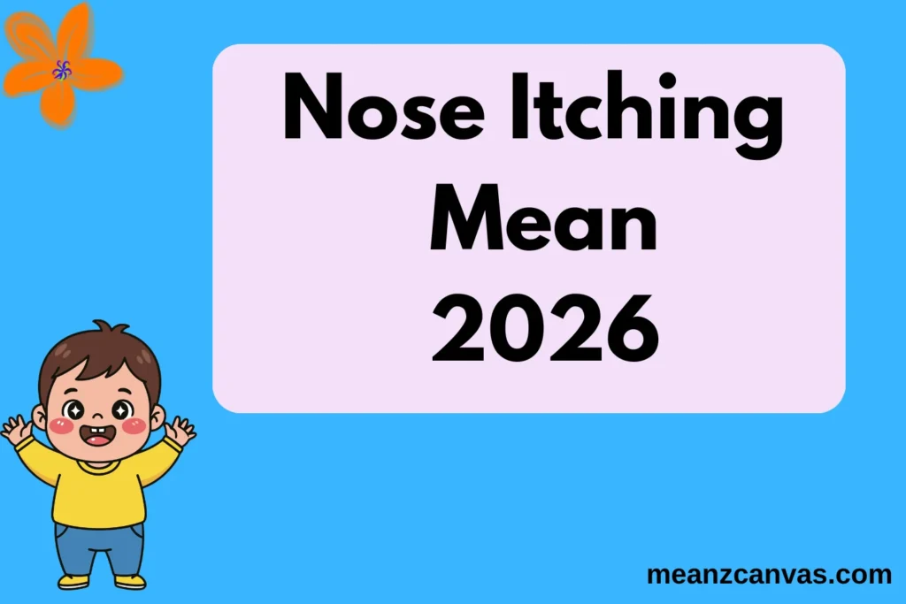 Nose Itching Mean