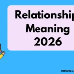 Relationship Meaning