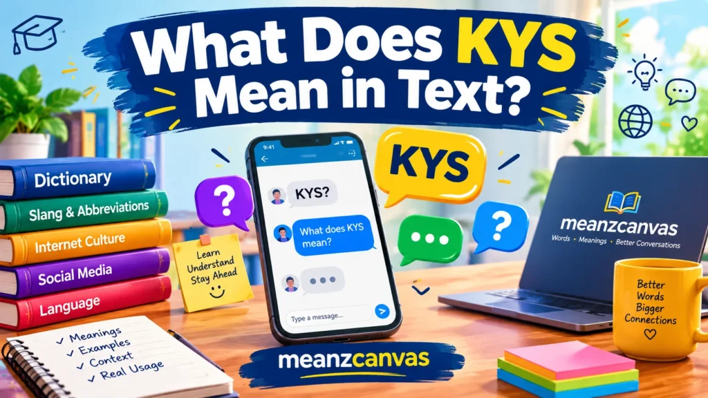 What Does KYS Mean in Text