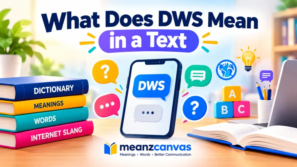 What Does DWS Mean in a Text