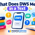 What Does DWS Mean in a Text