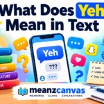 What Does Yeh Mean in Text